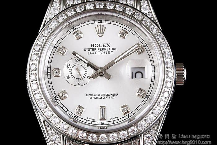 ROLEX勞力士 特別推薦新款 勞力士滿天星鑲鑽系列 電鍍18K金土豪金 純手工四爪鑲鑽 全自動機械表 高檔男表  wssb4600